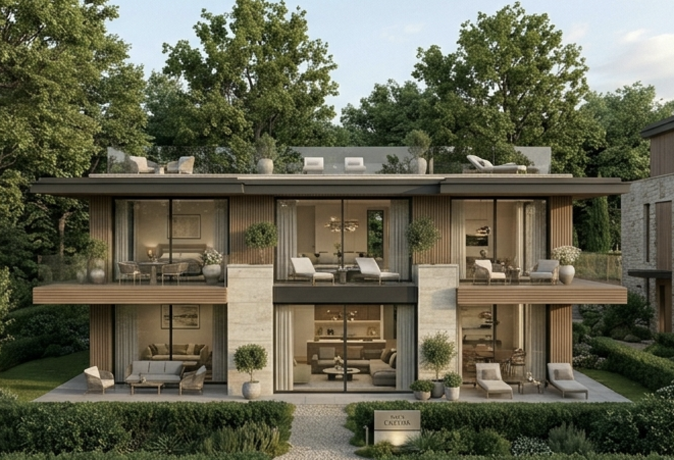 Les Villas Castan — vue extérieure